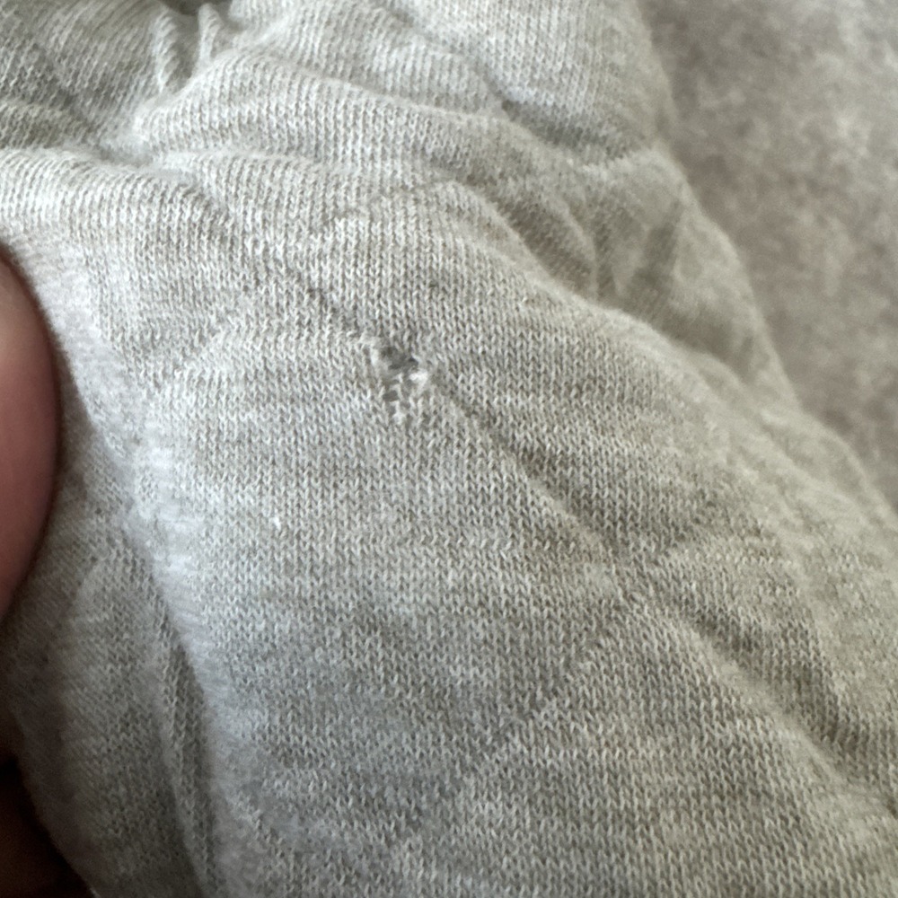 Patagonia Organic Cotton Quilted Full-Zip Hoody Mens XL Grey - Picture 7 of 12